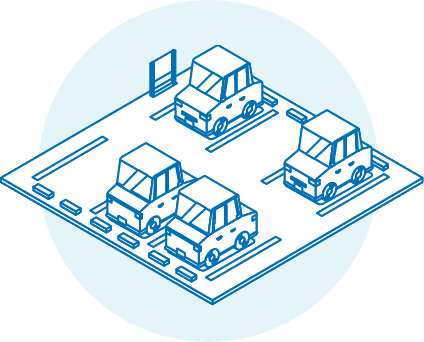 駐車場のイラスト