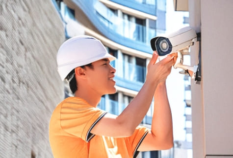防犯カメラの任意点検